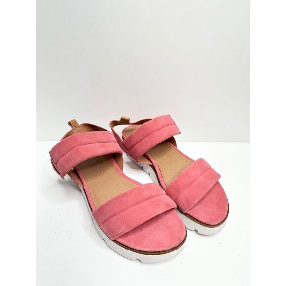 Kenneth Cole Sandals Womens Size 8 Pink Puff Leather Upper Platform‎ - Picture 2 of 9